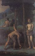 Hans von Maress Three Youths in an Orange Grove Spain oil painting artist